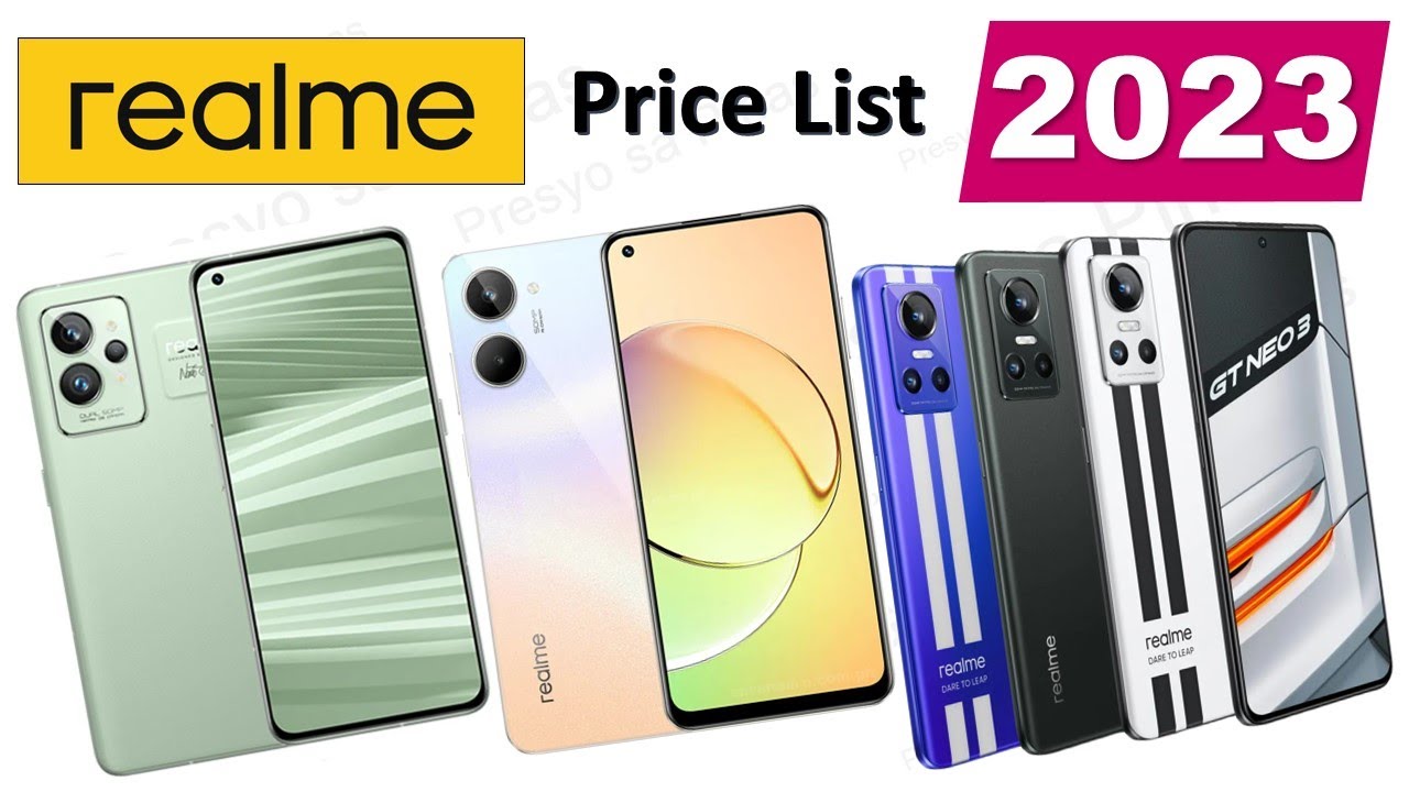 Realme price list 2023 Philippines