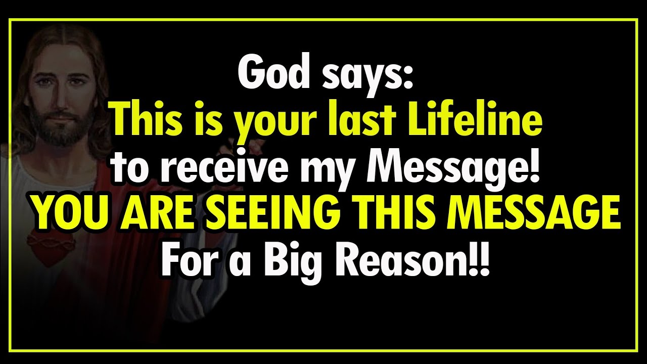 God says:- Today I will meet you👉Please my child don't ignore my message
