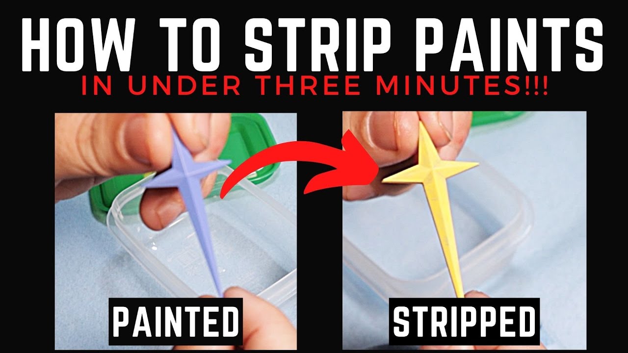How to Strip Paint off Gunpla