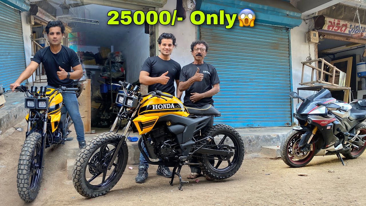 Self Made Bike🔥 | Honda Trigger Modified Cafe Racer🔥