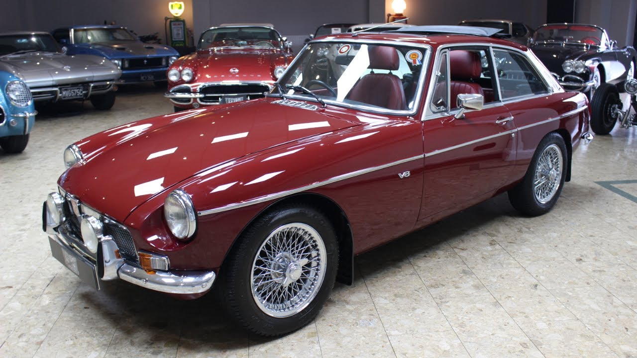1973 MGB GT V8 Manual For Sale - Fully Restored Damask Red | Walk-around Video