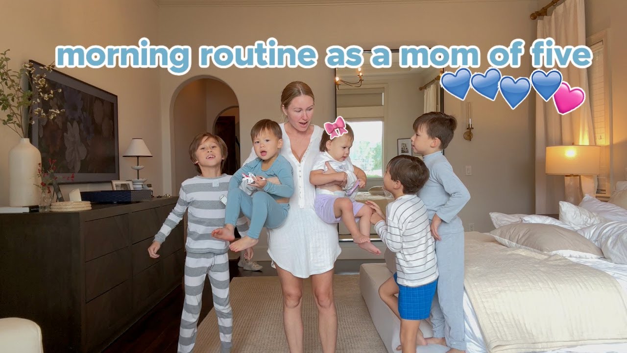 weekend morning routine as a mom of five 🤍