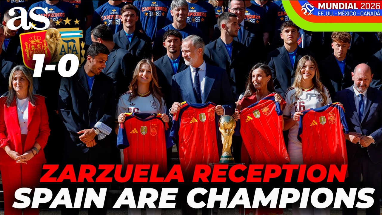 SPAIN WORLD CHAMPIONS CELEBRATION (PART 2): ZARZUELA RECEPTION and ROYAL FAMILY GREETING