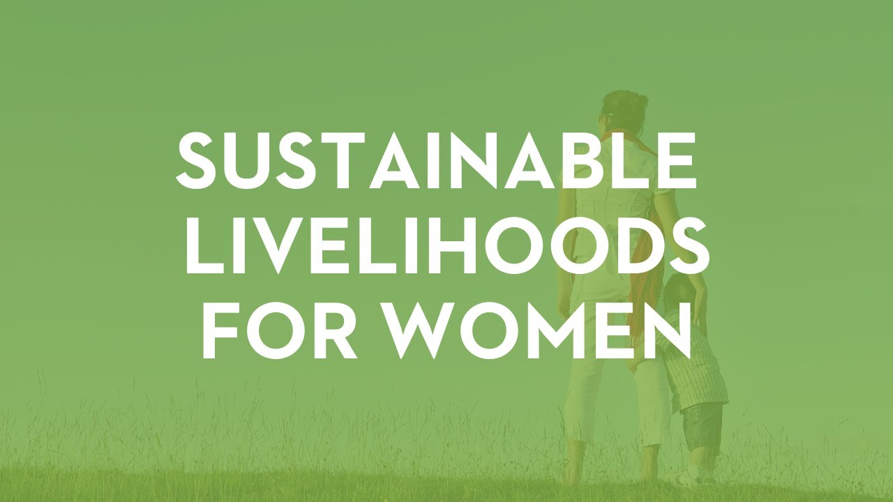 Sustainable Livelihoods Framework for Women Webinar