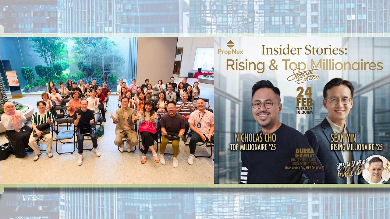 Insider Stories: Rising and Top Millionaires scaling up their business in Singapore Real Estate