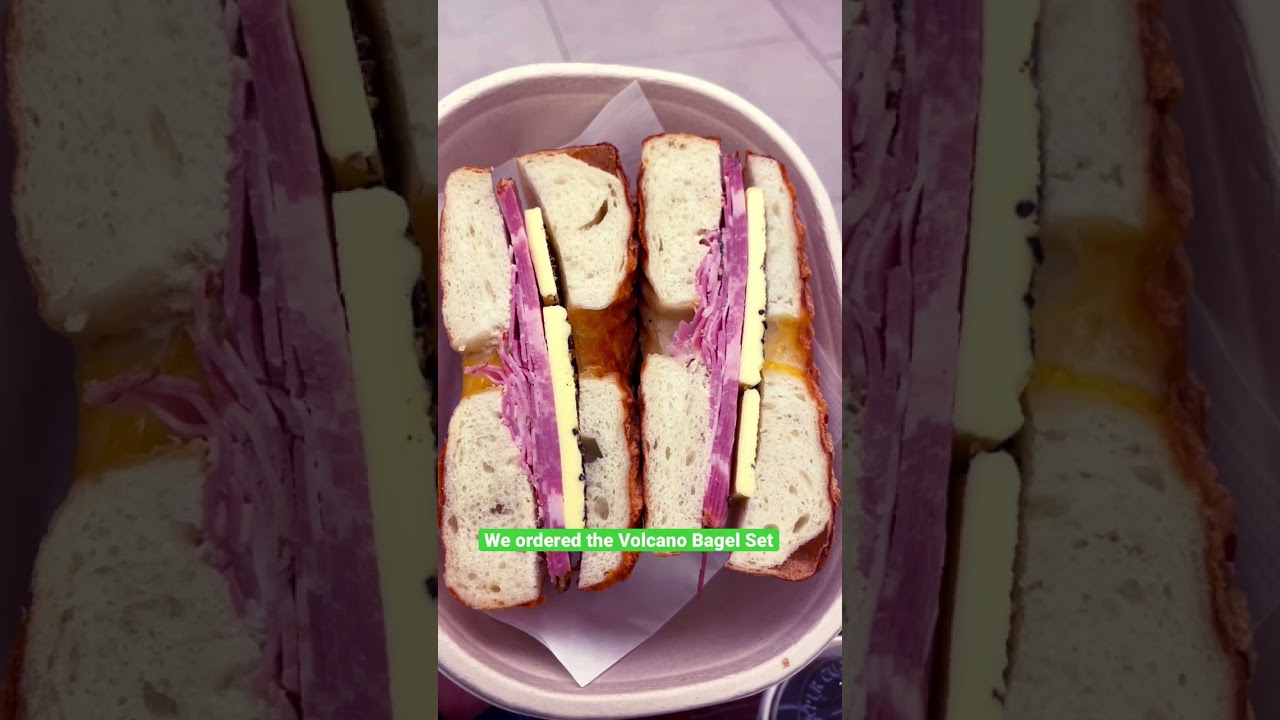 Best Korean Bagel Tour - FourB Bagel Shop at Shinsegae in Gangnam Famille Station | Seoul Food