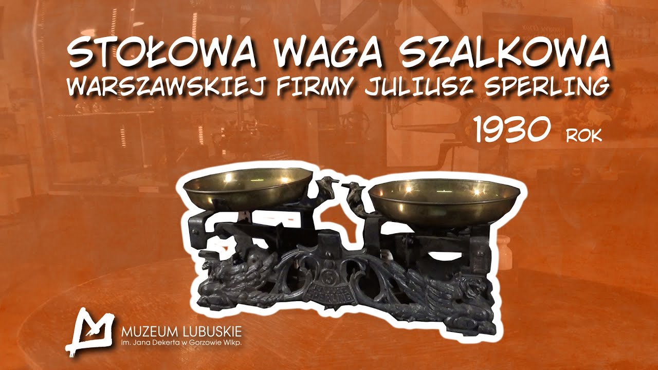 Waga Beranger firmy Juliusz Sperling, ok. 1930 roku | A jednak działa! 9
