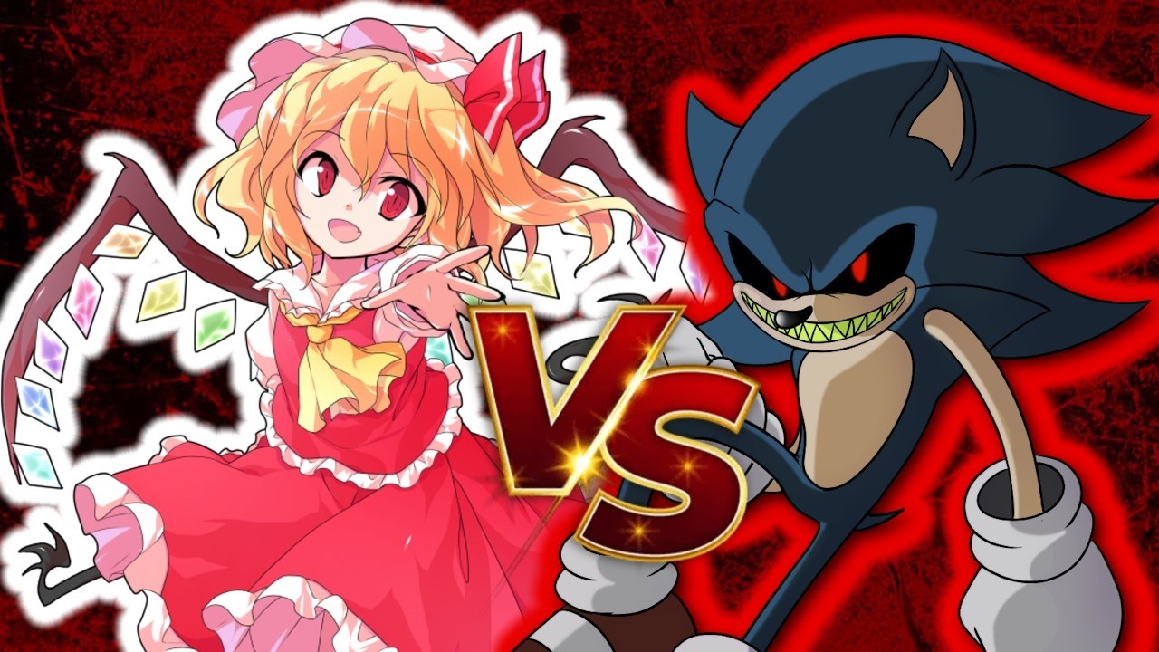 Flandre Scarlet vs Sonic.Exe | Sprite Animation | feat. @Pixelation13 & @LUCID-233 