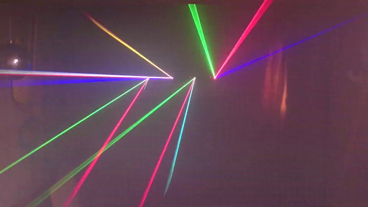 4x laser 400mw rgb