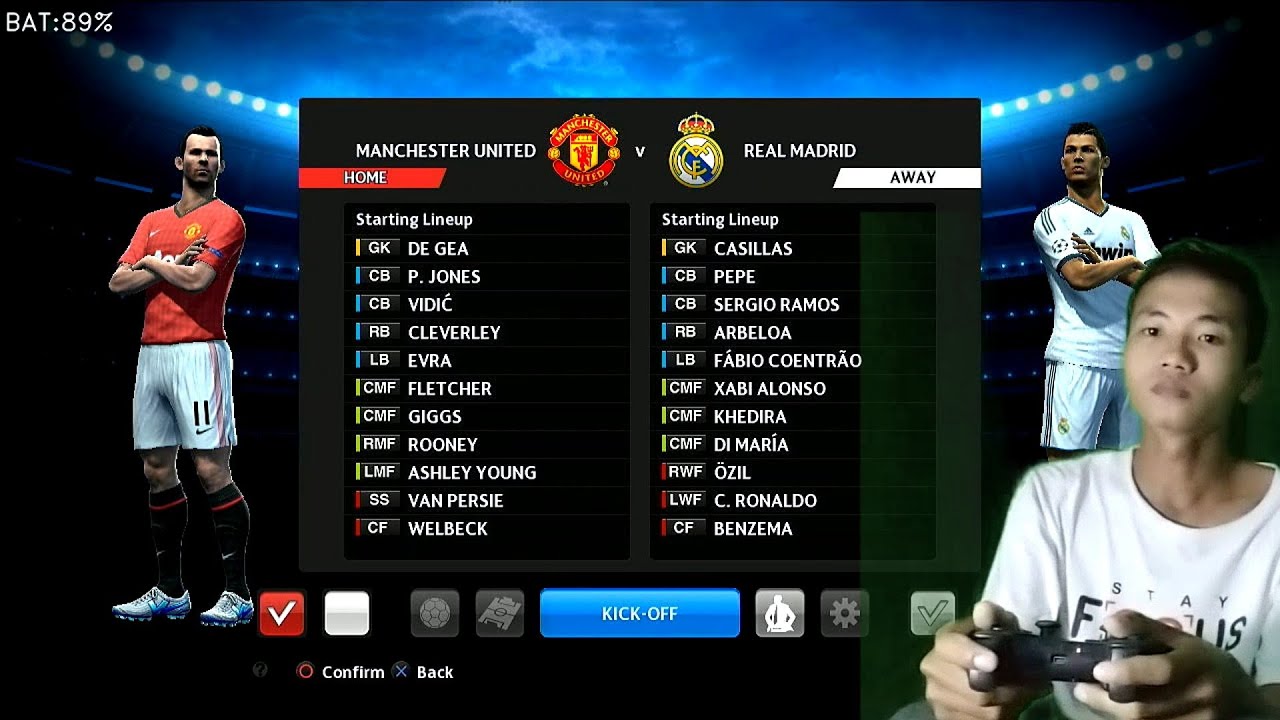 PES 2013 PS3 Gameplay - setengah video ini ribut masalah stik :D