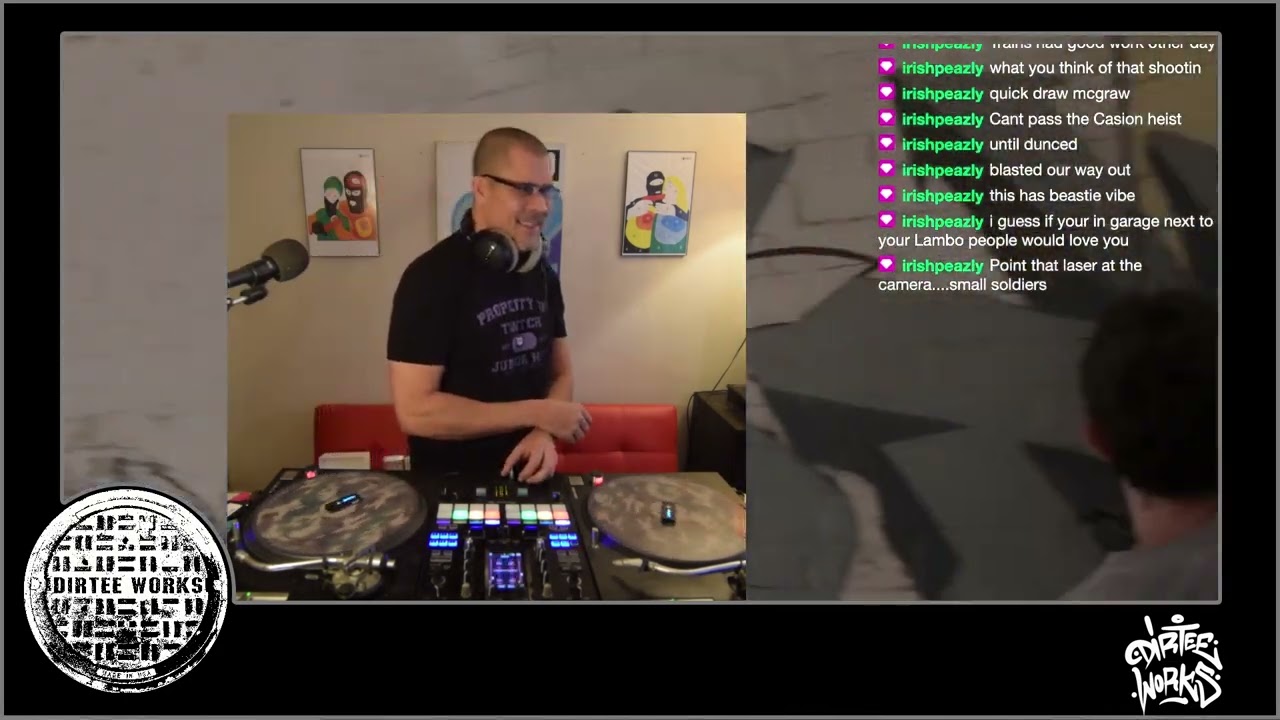 Dirteeworks Twitch Stream Boom Bap Hip Hop Mostly Instrumental 1/8/26 blends and mixes
