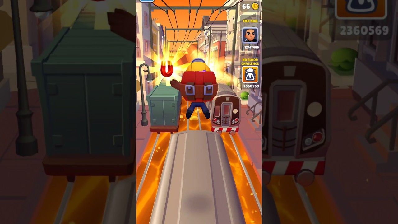 Subway Surfers No Floor Challenge #subwaysurfers #subwaysurfersshorts #shorts #viralshorts #gaming