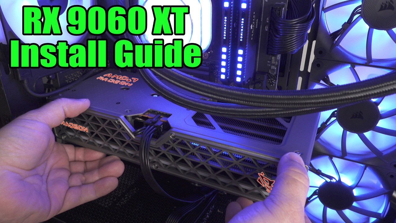 Do THIS to Install the AMD Radeon RX 9060 XT Graphics Card in your PC!