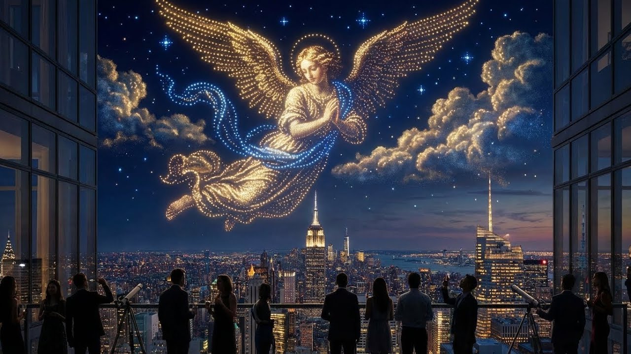 NYC Fireworks 2026: Jesus Christ Hologram & Drone Light Show (4K)