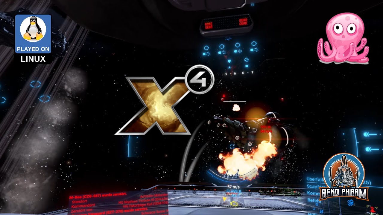 Demo Teaser: X4: Foundations finally with head tracking on Linux PC