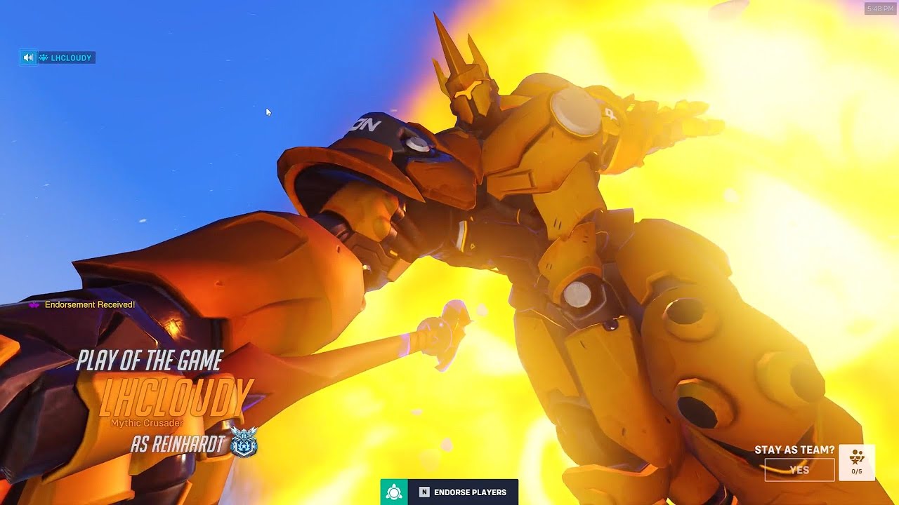 POTG! САМЫЙ БЕЗУМНЫЙ РЕЙНХАРДТ ВСЕХ ВРЕМЕН - LHCLOUDY РЕЙНХАРДТ ГЕЙМПЛЕЙ OVERWATCH 2 СЕЗОН 19 ТОП...