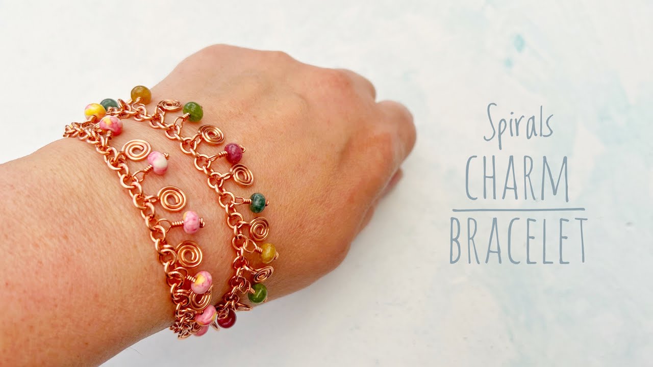 Wire Wrap Jewelry Tutorial - Wire Charm Bracelet