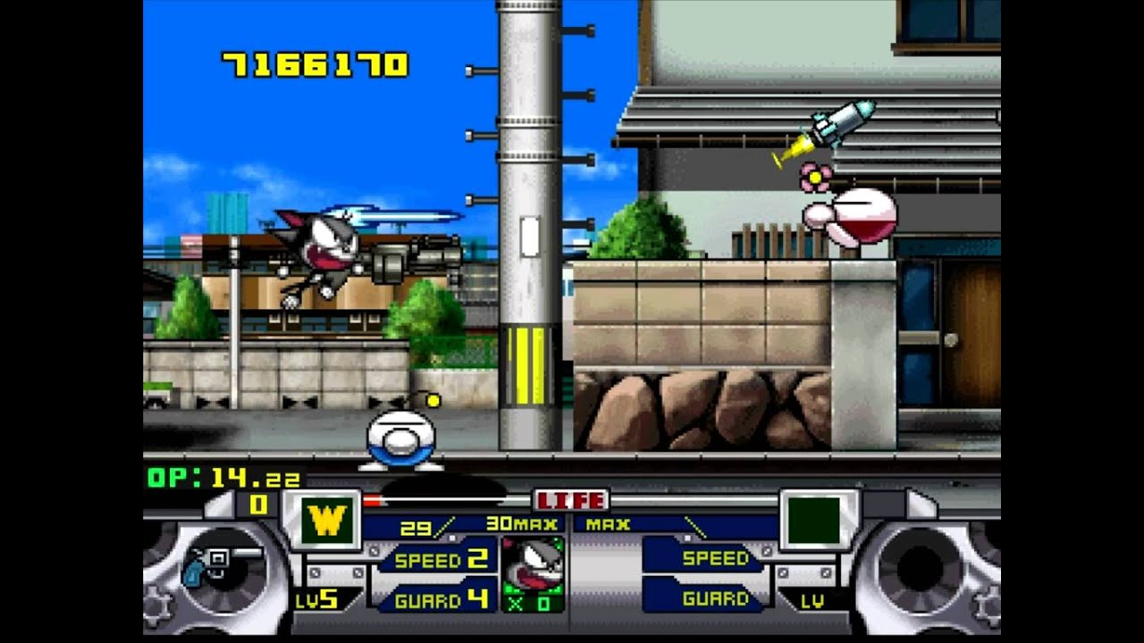 Kattekita Cyborg Kurochan (PSOne) - Ep.1 Gameplay