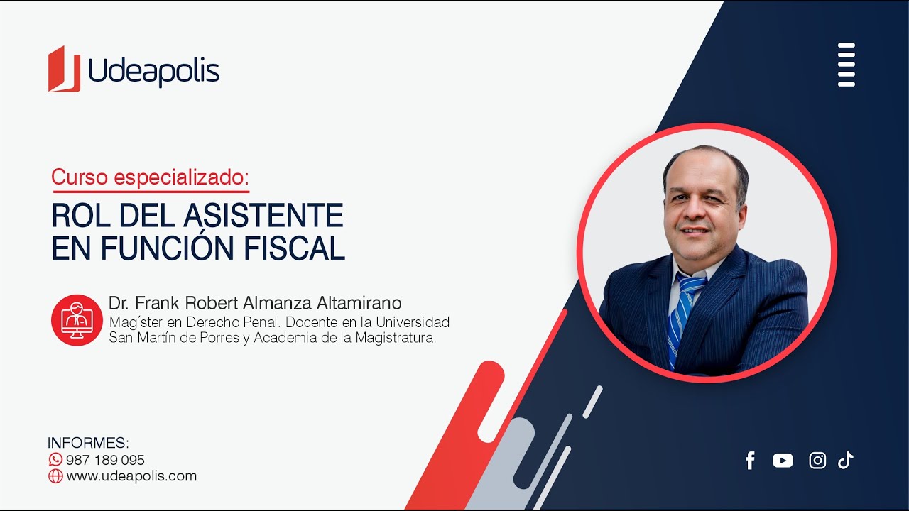 Rol del Asistente en Función Fiscal | Frank Robert Almanza Altamirano