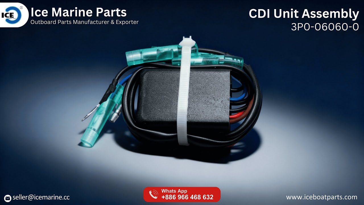 ⚡ ICE Marine CDI Unit Assembly | OEM 3P0-06060-0 / 3P0060600M | For Tohatsu & Nissan 25–30 HP