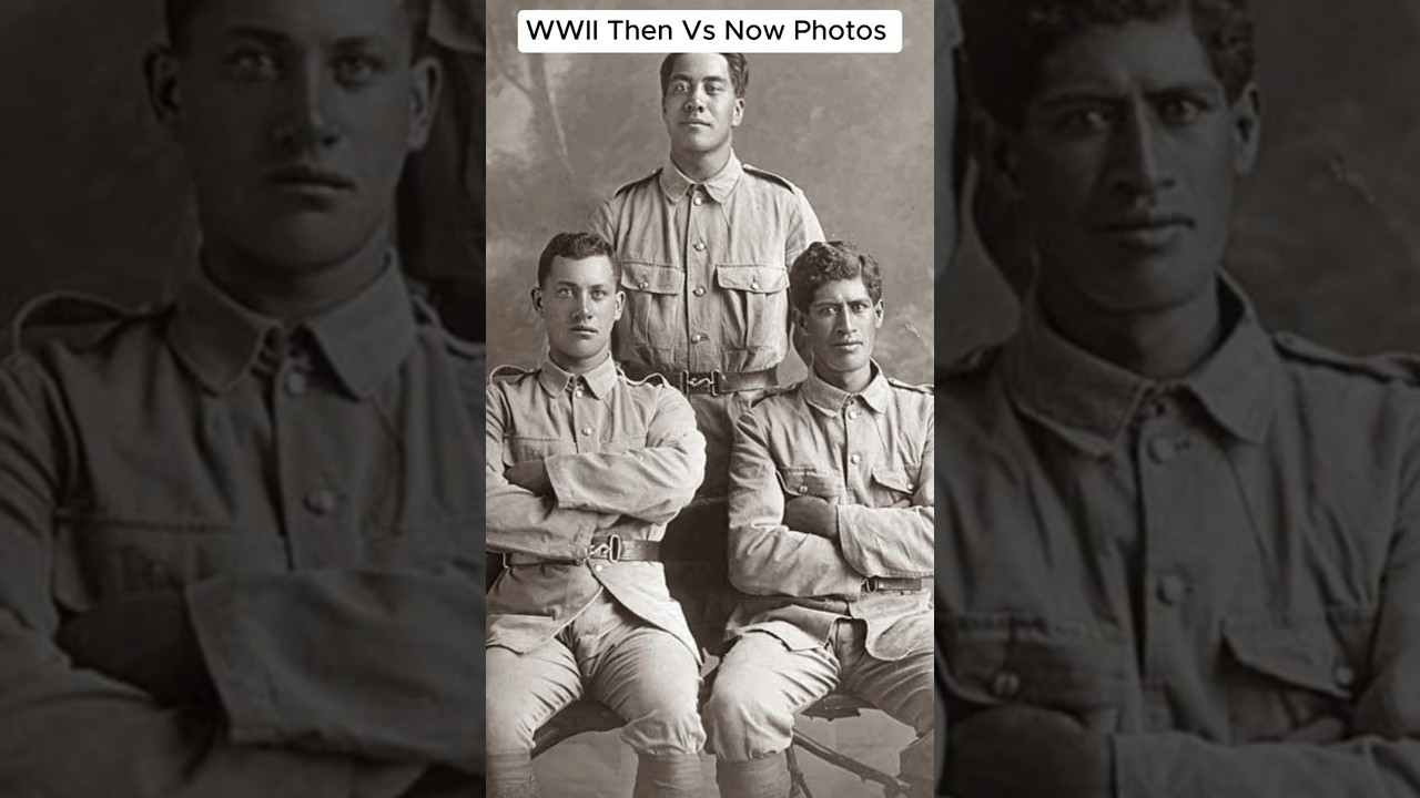 Amazing Then vs Now pictures from WWll part#4. 