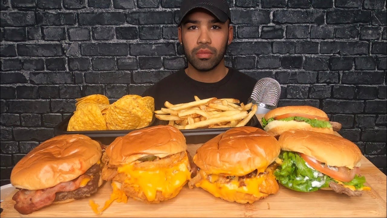 (ASMR) WENDY'S MUKBANG BBQ BACON CHICKEN SANDWICHES