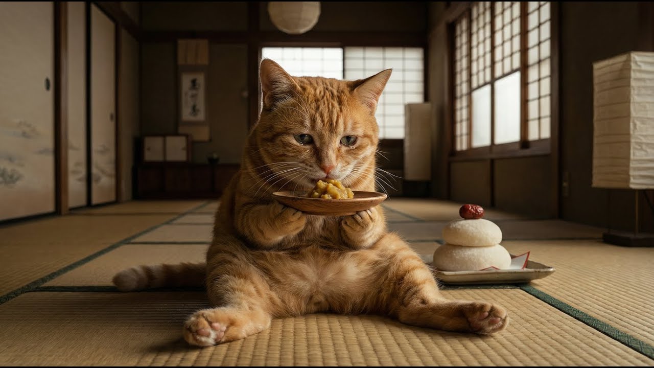 シニア猫の「甘い栗きんとん」としょっぱい涙…脳裏に浮かぶ、あの日のお年玉