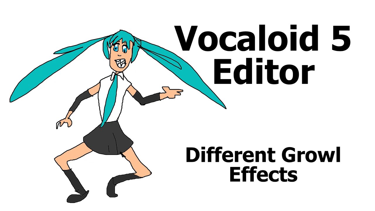 Vocaloid 5 Editor: Various Growl Effects Comparison (using Hatsune Miku V4 English)