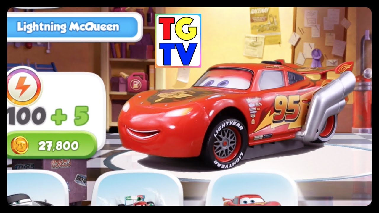 Cars Lightning McQueen Stage 4/4 - Fast as Lightning