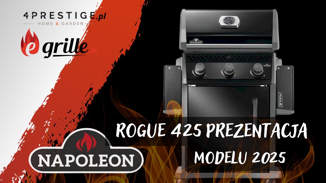 Grill gazowy ⭐𝐍𝐚𝐩𝐨𝐥𝐞𝐨𝐧⭐ seria Rogue 425 (𝟐𝟎𝟐𝟓) - Co nowego❓ Sprawdź zmiany❗