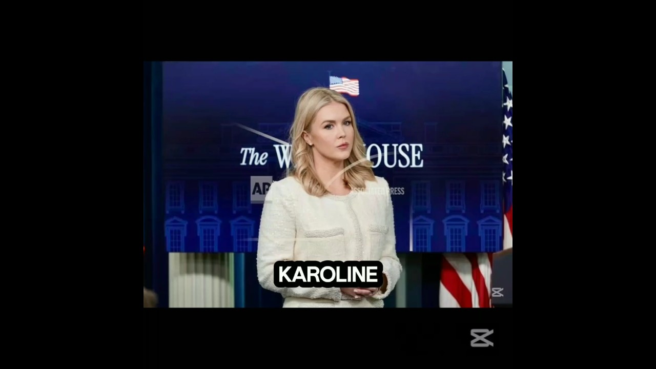 One hundred days with Karoline leavitt, White House spokesperson and Niko's mother