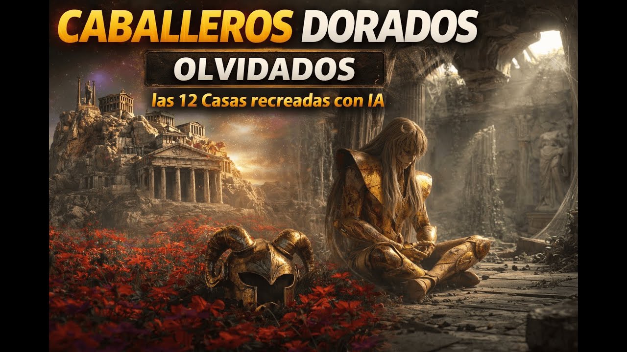 Los Caballeros Dorados Olvidados de Saint Seiya | Las 12 Casas recreadas con IA