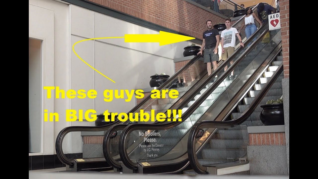Magic Escalator Prank  *security called*