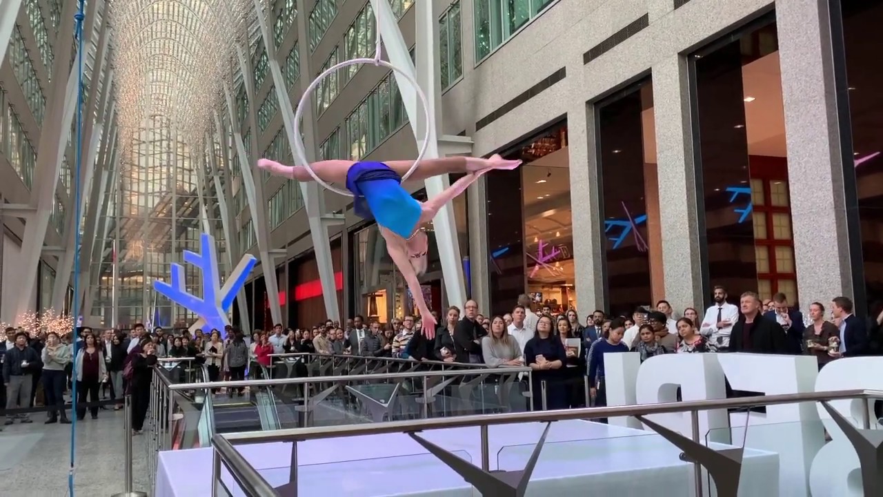 Ally Hornsby - 'Carol of the Bells' - Aerial Hoop Act