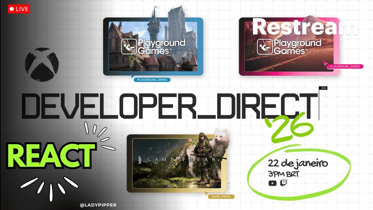 REACT - Developer_Direct 2026 O QUE SERA QUE VEM POR AI?  | #TEAMXBOX