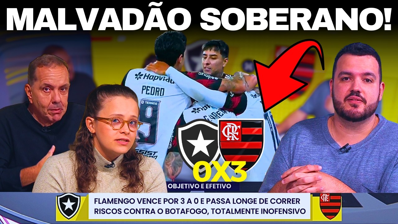 🚨 TÁ NA ÁREA ANALISA FLA 3x0 BOTAFOGO, SHOW NO CLÁSSICO E OLHO NA CONVOCAÇÃO!