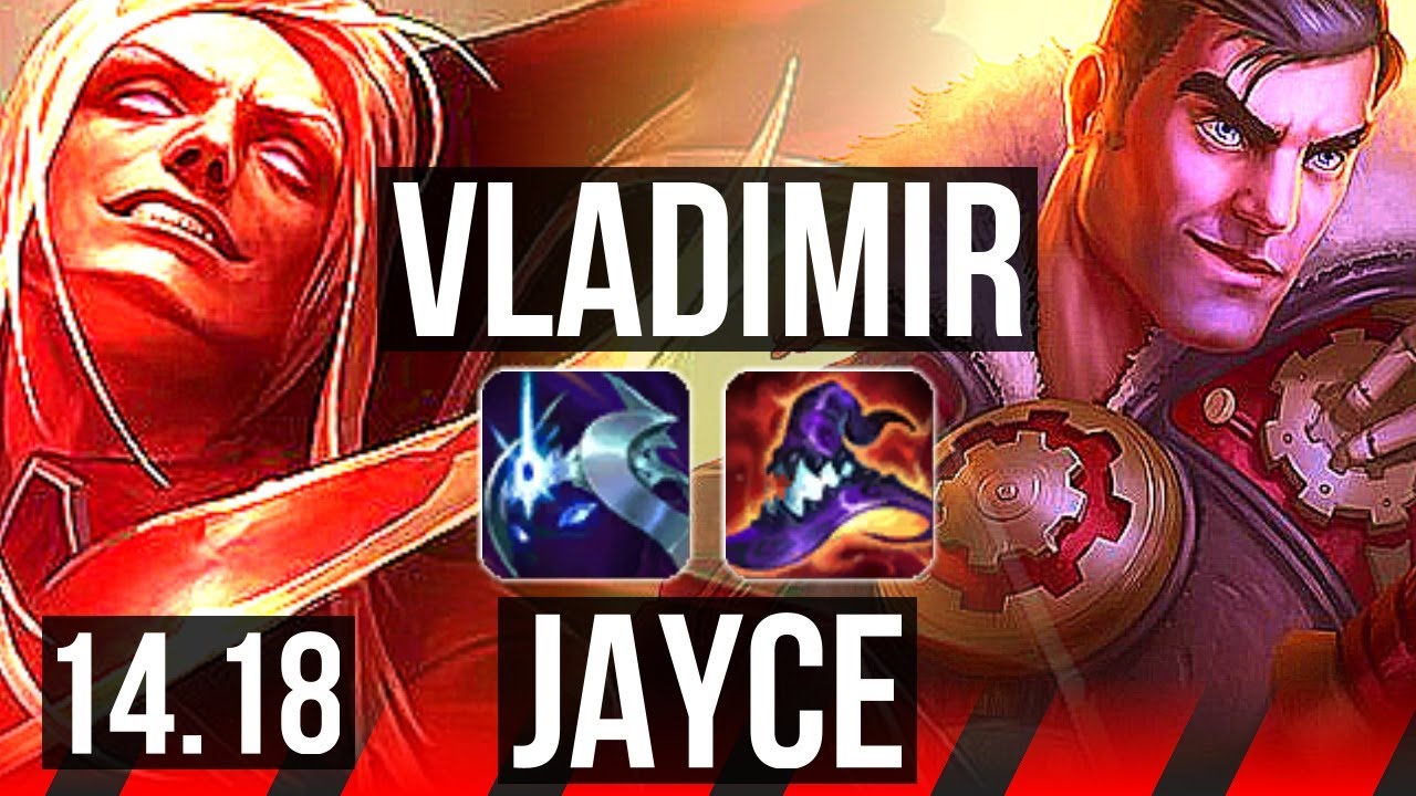 VLADIMIR vs JAYCE (TOP) | 7/0/6, Godlike, 600+ games | EUW Master | 14.18