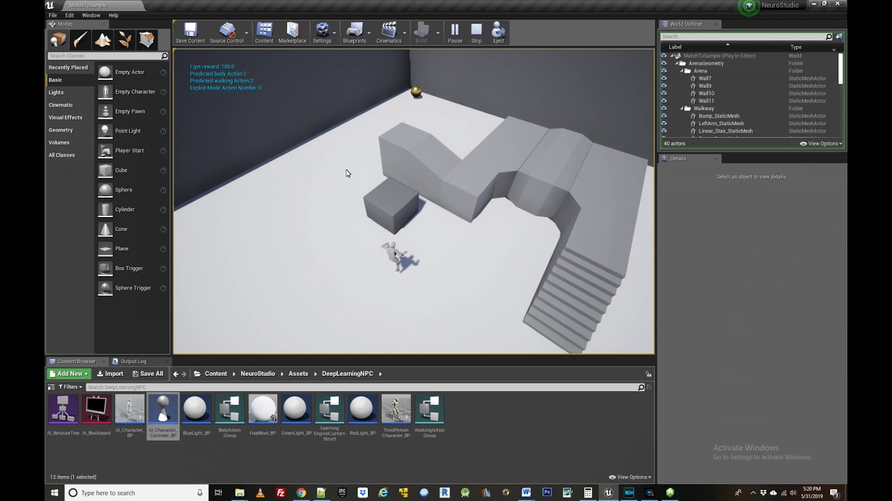 Machine Learning in UE4 with Deep Q Network
