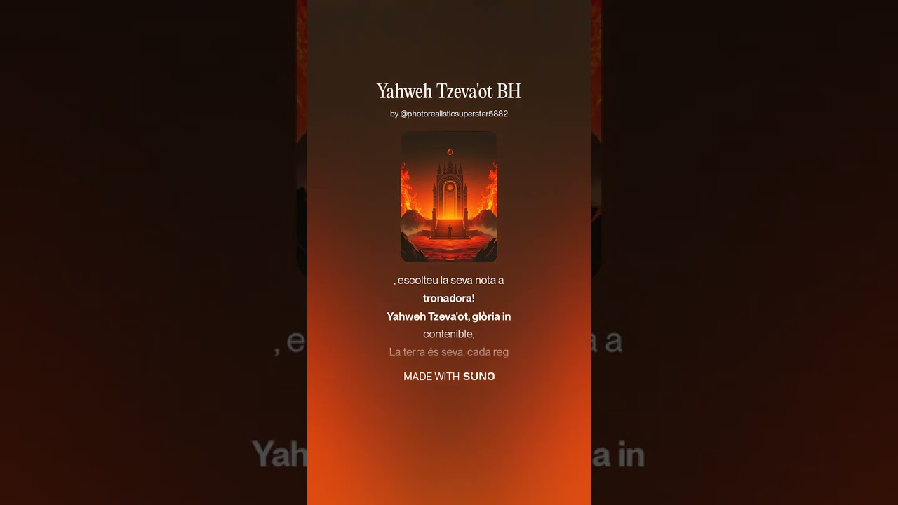 Yahweh Tzva'ot (Catalan)