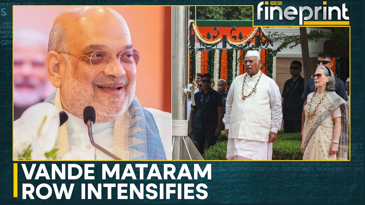 Political Row Erupts As Congress Adopts 1937 Vande Mataram Version | WION Fineprint