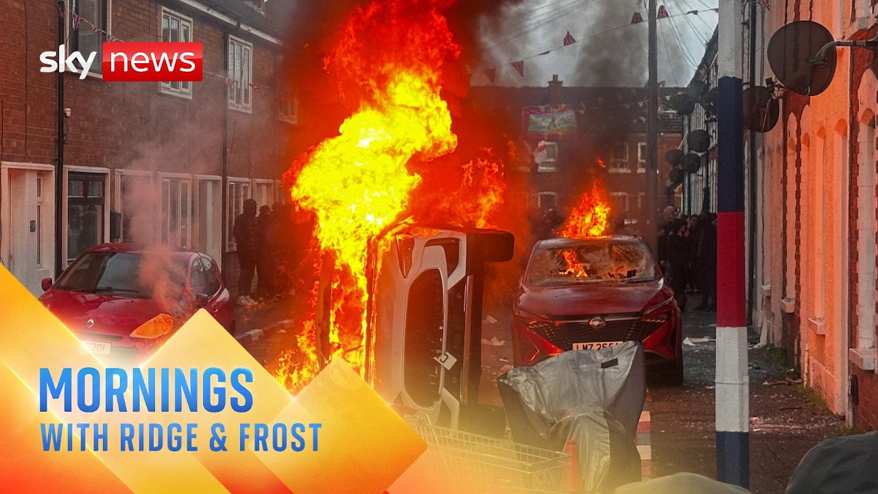 Chaos in Belfast after protests sparked by Monday's knife attack | Mornings with Ridge and Frost
