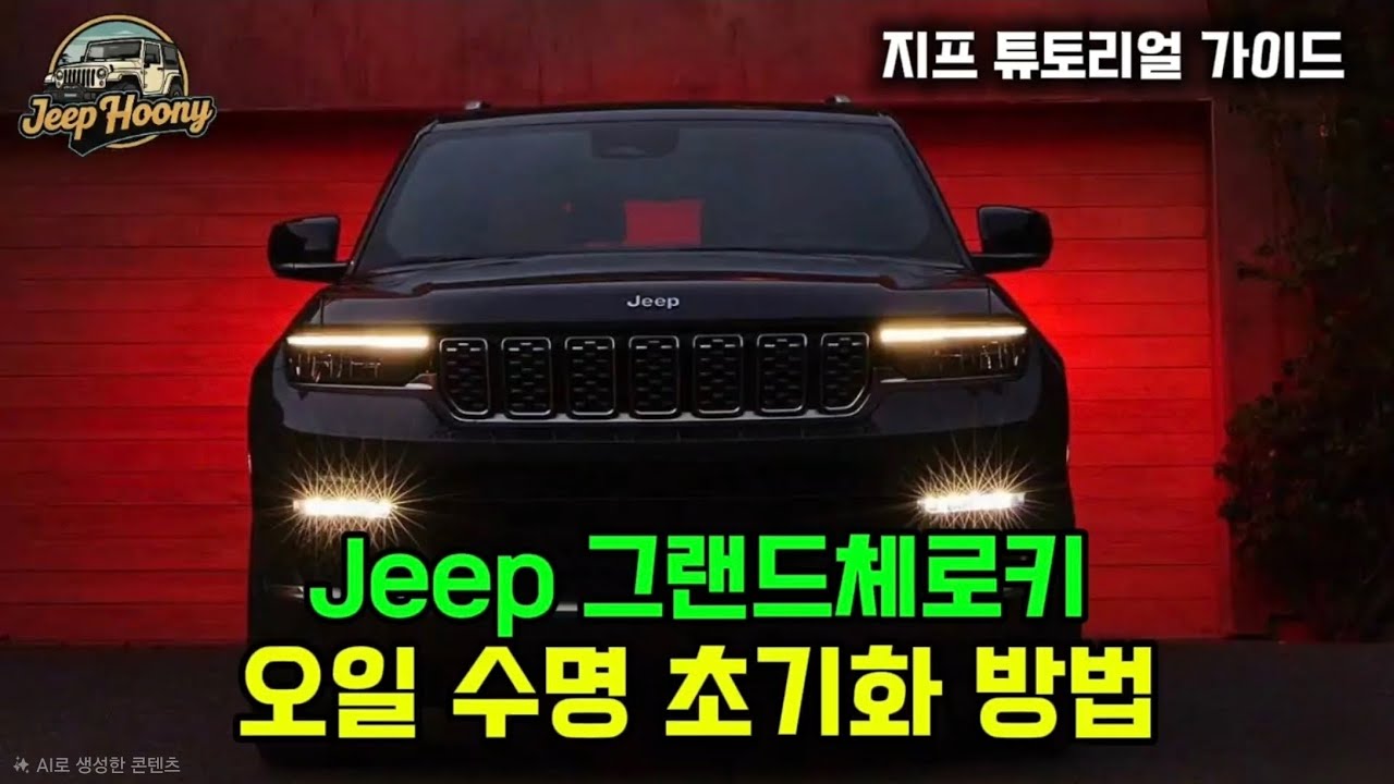 @Jeep_hoony_1941 ​[JEEP] 그랜드체로키 엔진 오일 교체 후 리셋 가이드 (2021~현재)