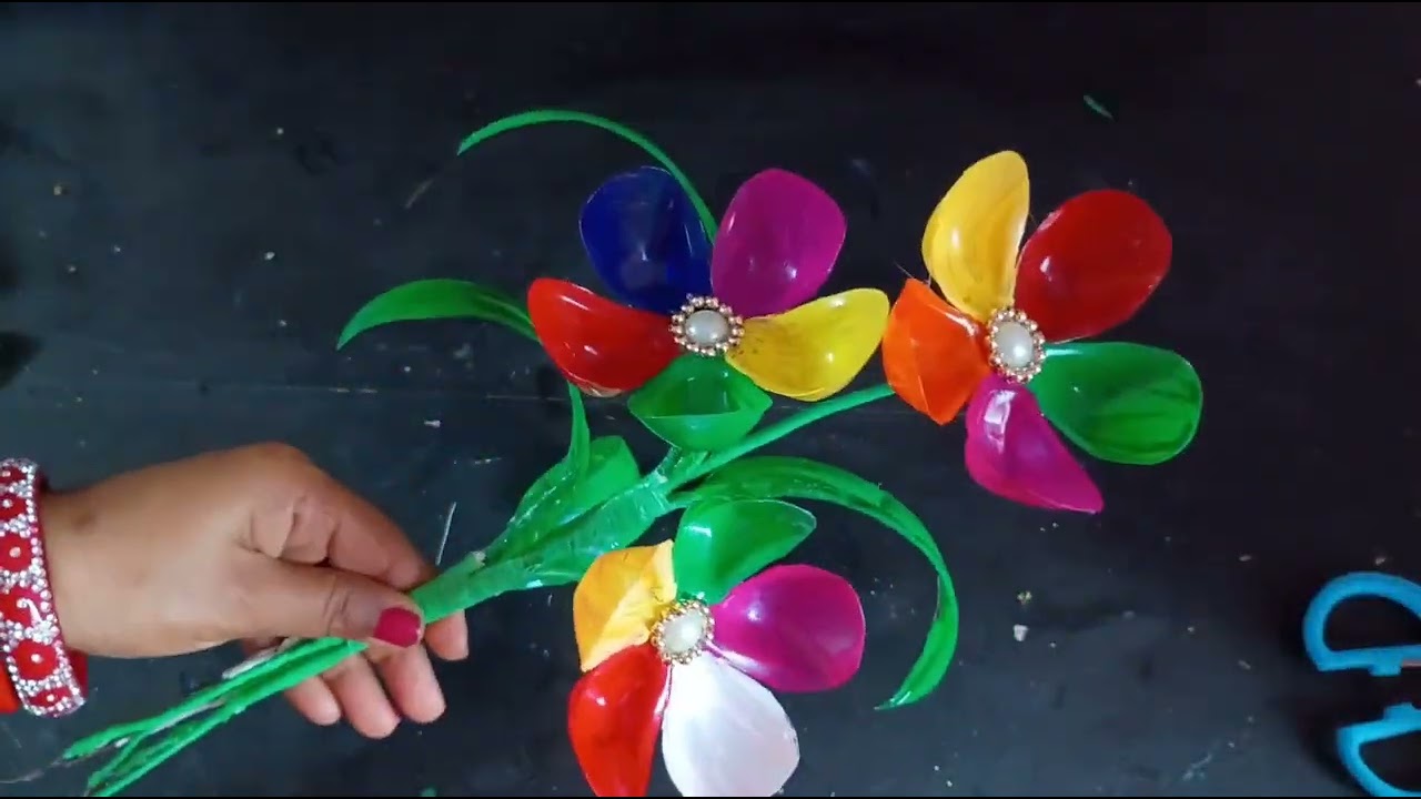 6  Easy Plastic Bottle Flower Craft Ideas || Plastic Bottle Flower Craft For Beautiful Home Decor