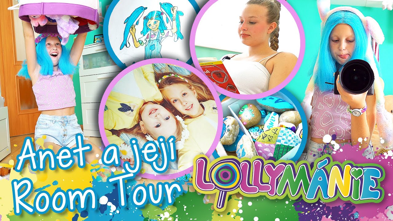 Room Tour s Anet💙 │ LOLLYMÁNIE