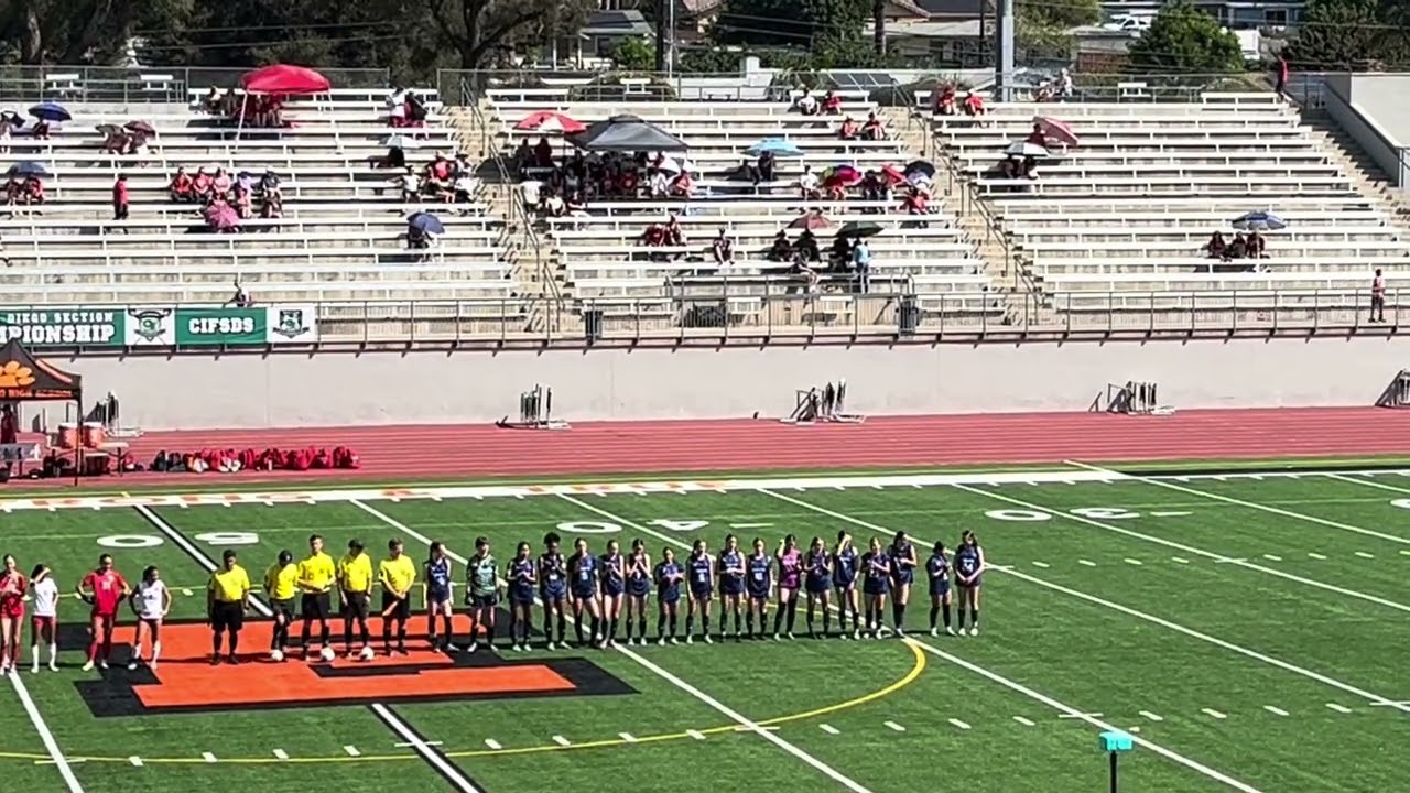 SMHS vs Mt Carmel Open Division CIF Final Opening Ceremony 