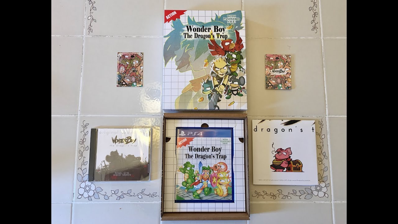 Limited Run Games Wonder Boy the Dragons Trap PS4 Collectors Edition Unboxing