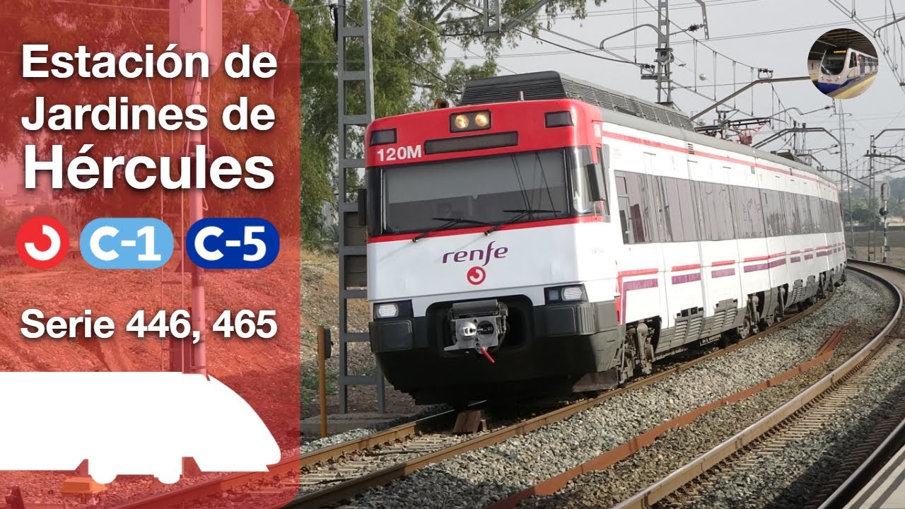 Circulaciones por la estación de Jardines de Hércules | Cercanías Sevilla C-1 C-5