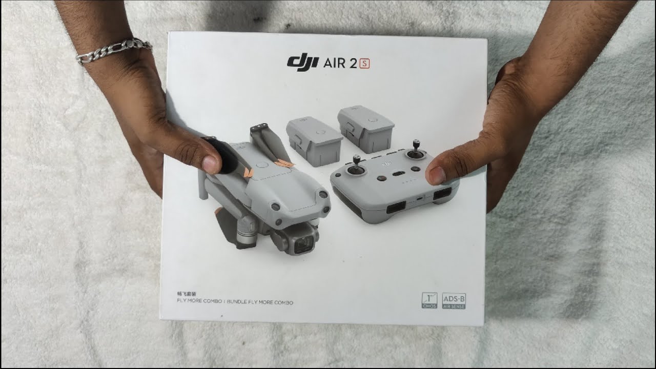 DJI AIR 2 S Unboxing Video IN Hindi fly more combo