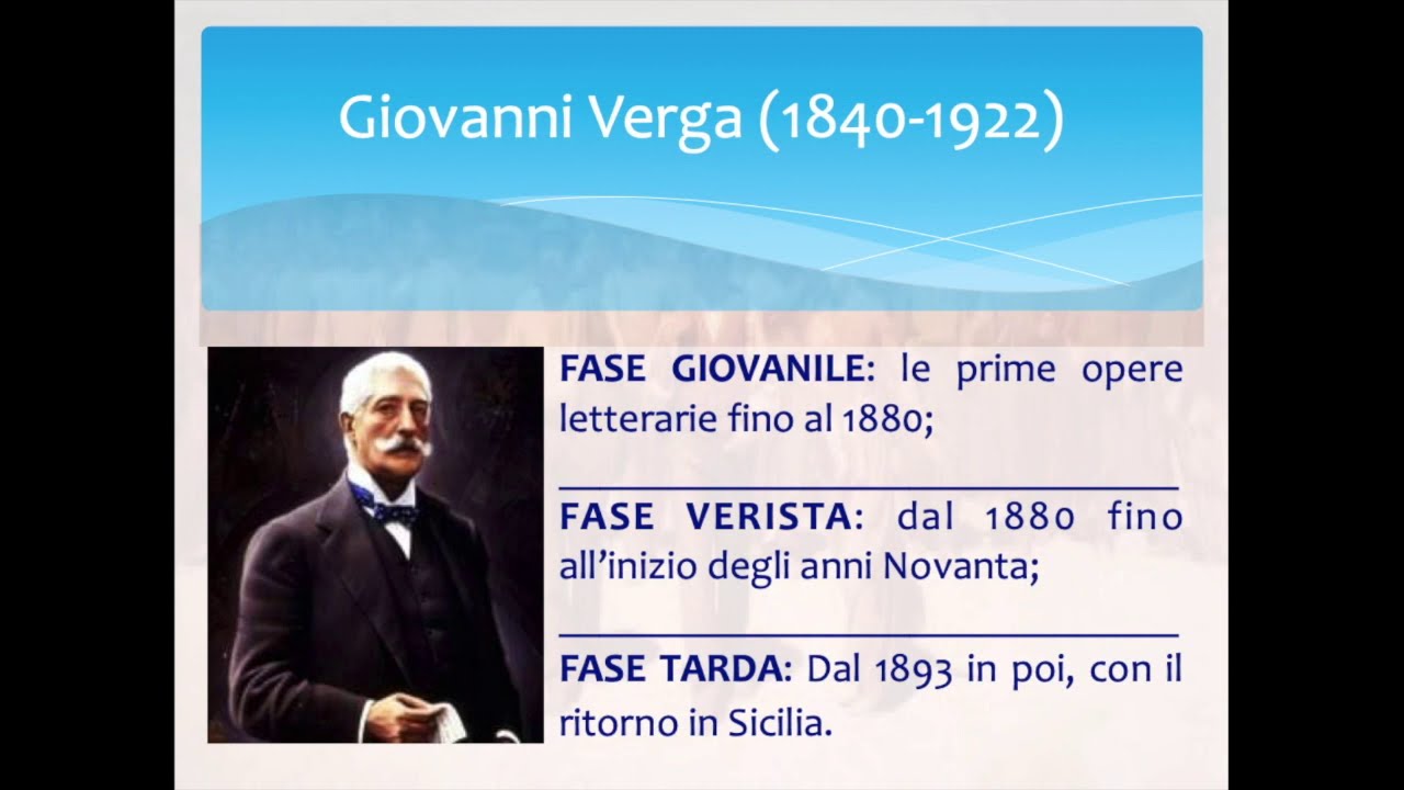 Verga e il Verismo