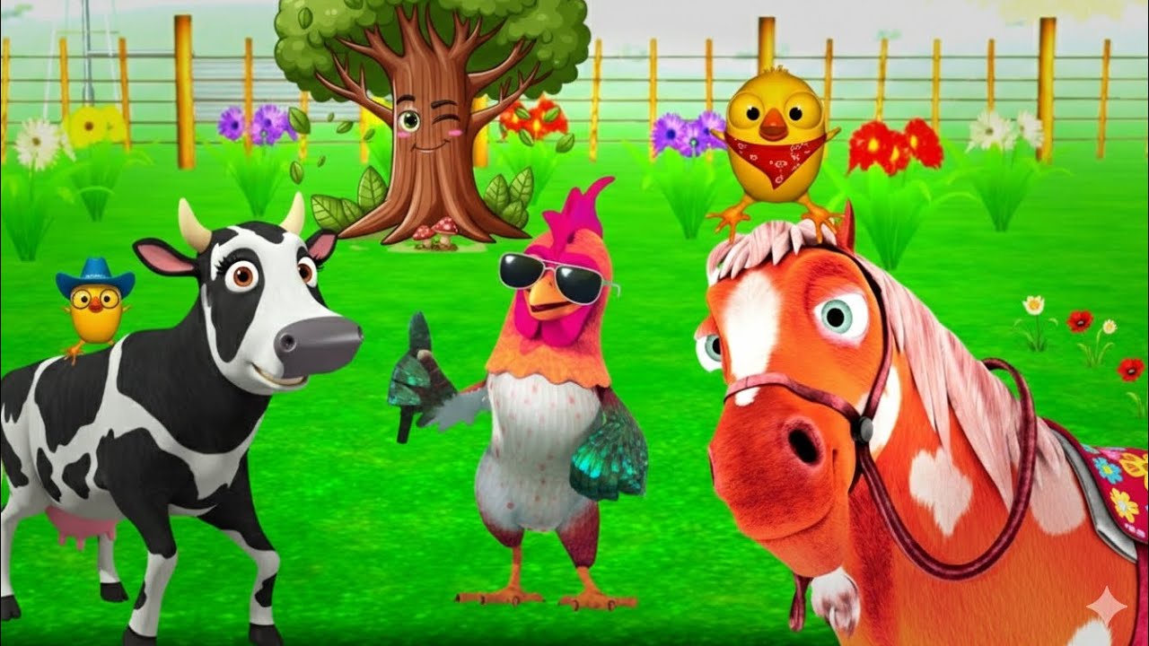 ¡Duelo de Baile! 🐔🐐 Chicken vs Goat Dance Party | Animato Fiesta।
